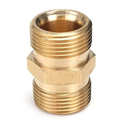 Vantro M22 Male Brass Connector for Extension of Washer Hose Pipe Hose